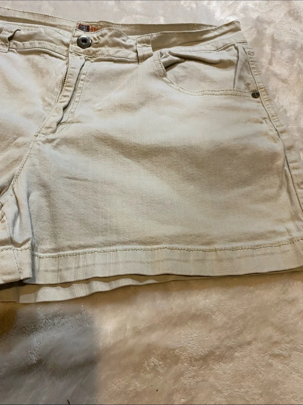 Faded Glory Classic Stretch Comfort Denim Casual Shorts Size [Insert Size]
